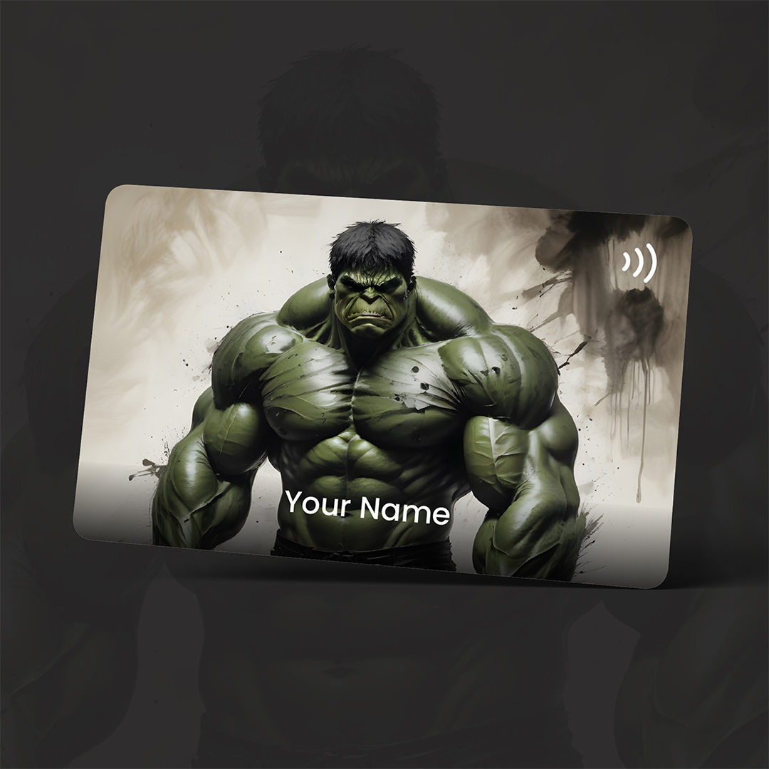 Marvel Theme - Hulk PVC Card 4