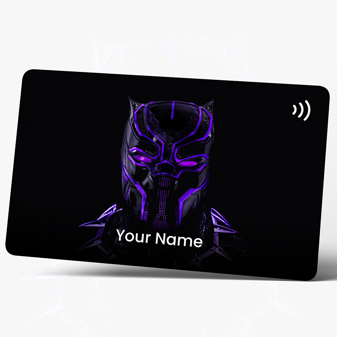 Marvel Theme - Black Panther PVC Card 3
