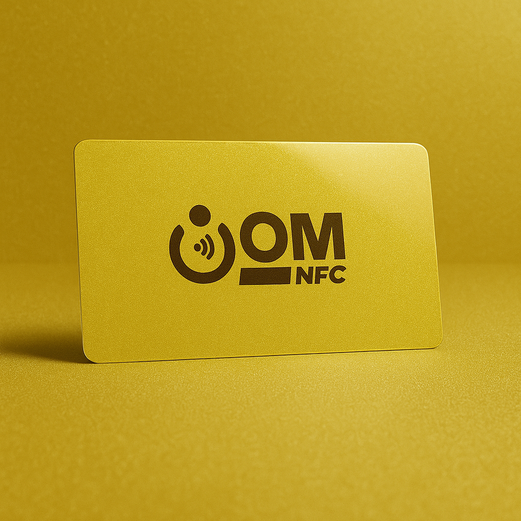 Glossy Gold PVC Card