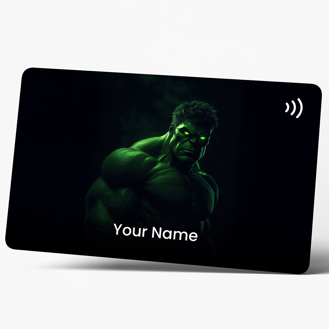 Marvel Theme - Hulk PVC Card 3