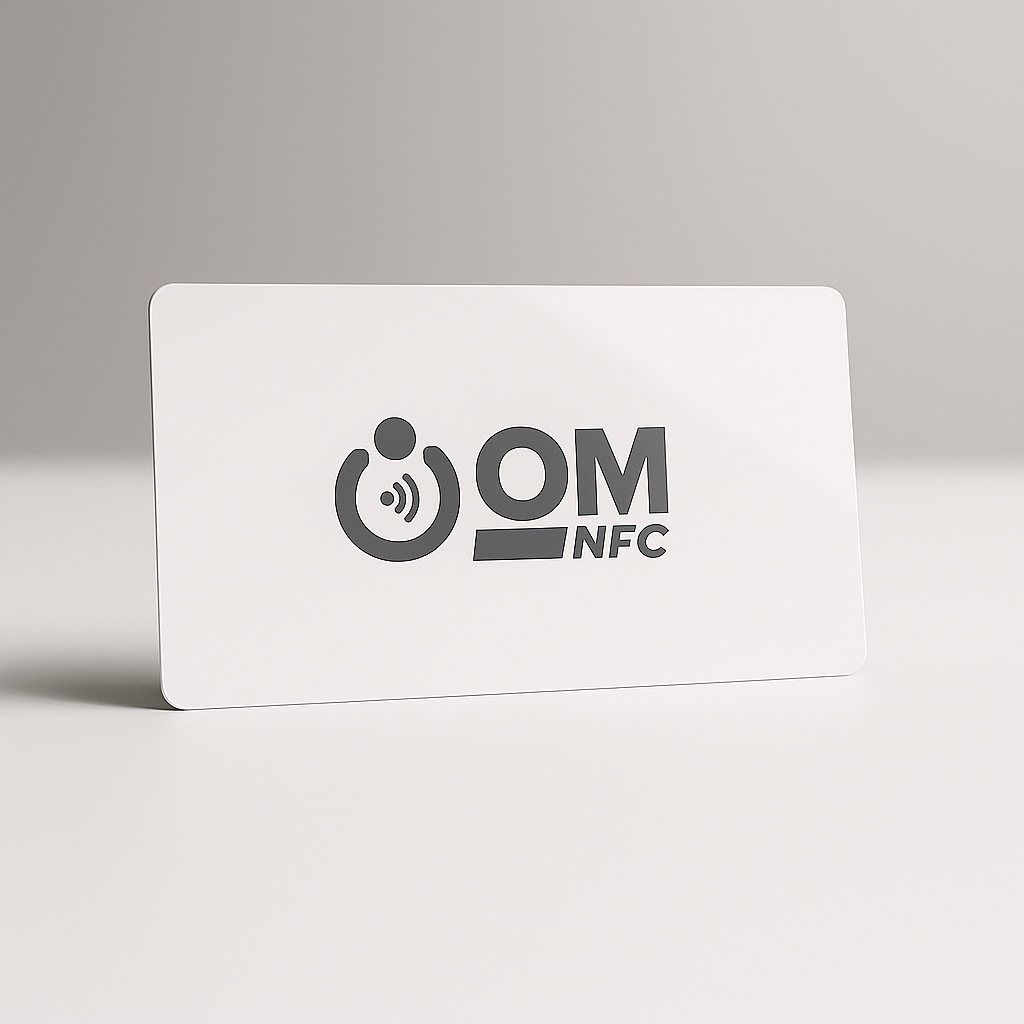 Glossy White PVC Card